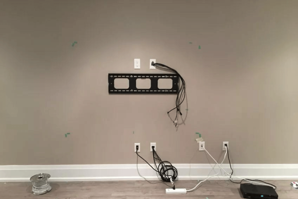 Electrical Services - Hiding Wires Behind Wall - St Charles, IL - Electrical - FX IT Handyman